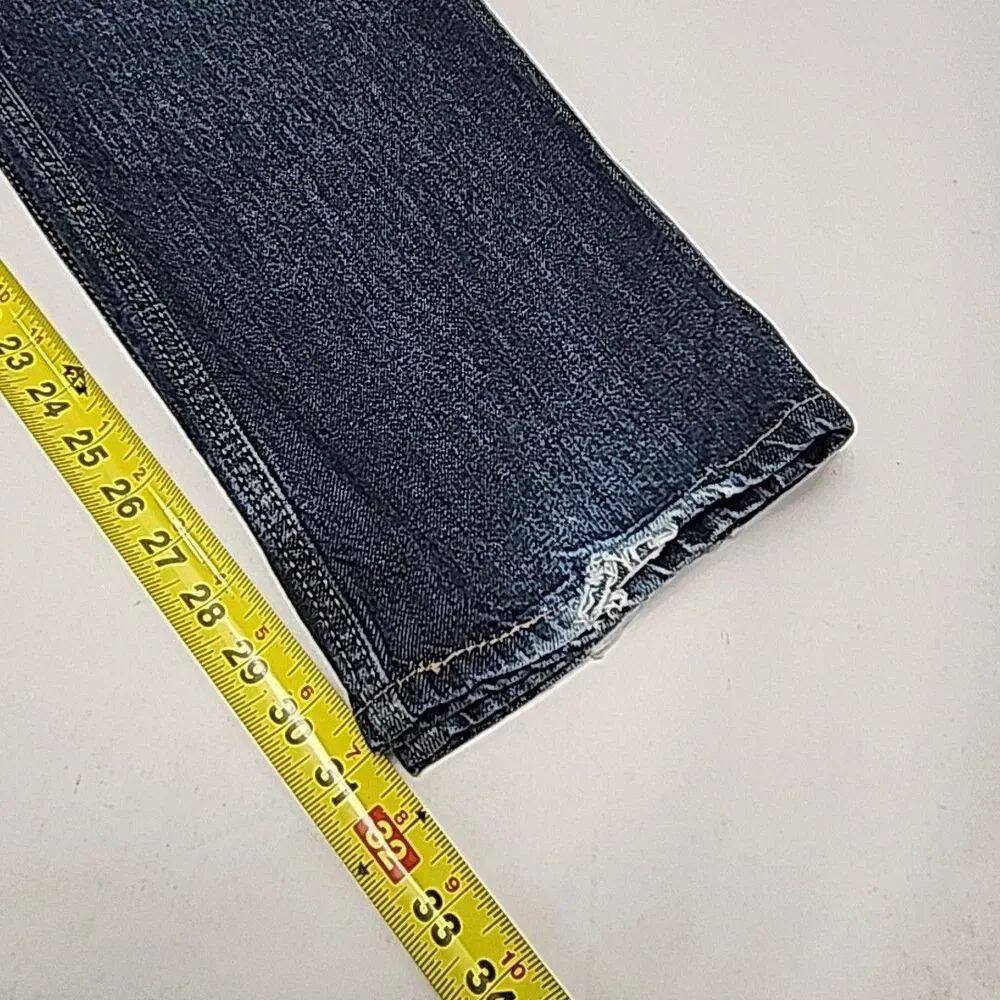 Levi's 514 Jeans Blue Straight Fit Men Size 36 x 32 Dark Wash Cotton